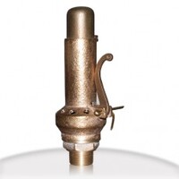 Bronze Pressure Relief Valve, chamber vent with Easing Gear