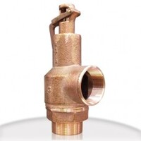 Bronze Pressure Relief Valve with Easing Gear